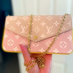 Louis Vuitton Felicie Pochette Bicolor